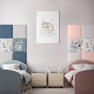 Mollis PRINT KIDS.02 30 × 30 сm, Ruut, Kährikud, (pakk: 4 tk./ 0,36 m²) - Image 6
