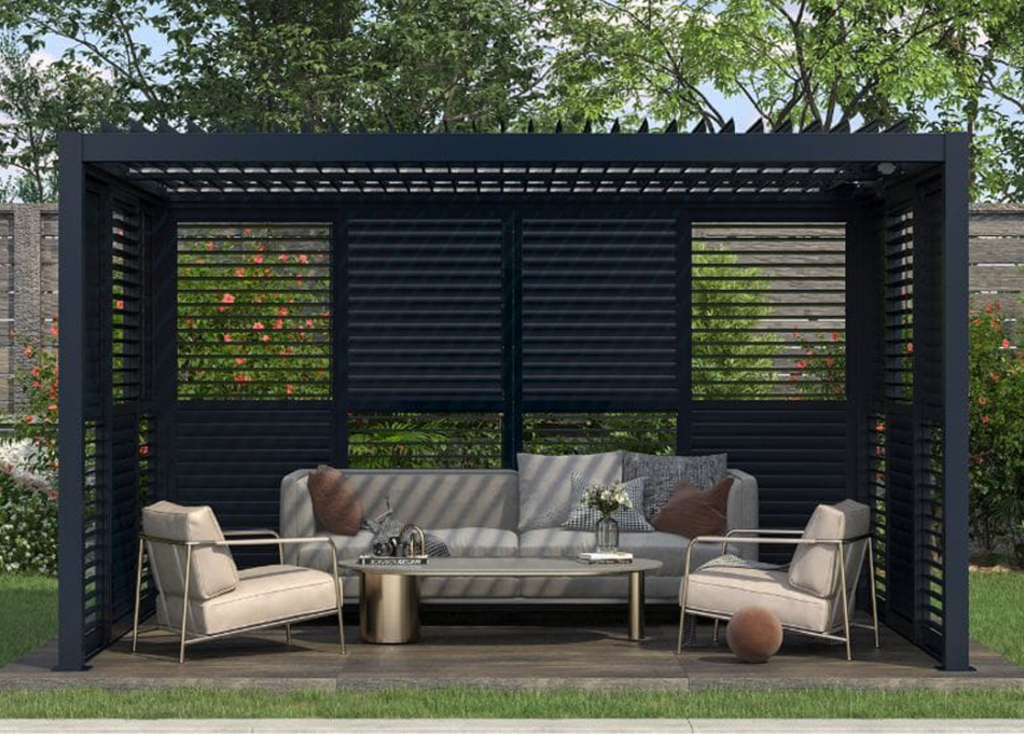 Verano manuaalne pergola terrassile ja aeda